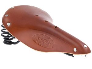 Brooks Flyer bicycle saddle (light brown)
