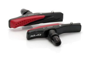 XLC BS-V03 V-Brake brake pads (set of 4 | 72mm | black / red)