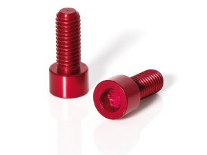 XLC Screws for water bottle cage (set of 2 | red)