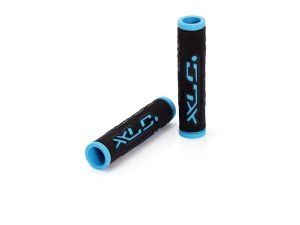 XLC GR-G07 Dual Colour bicycle grips (black / blue)
