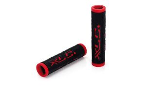 XLC GR-G07 Dual Colour bicycle grips (black / red)
