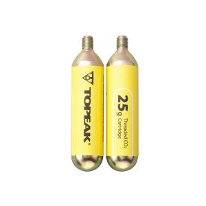 Topeak CO2 cartridges with thread (2x25g)