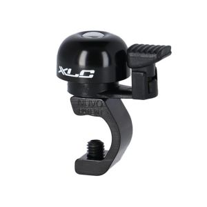 XLC Bicycle bell for brake lever mounting (aluminium | clamp included)