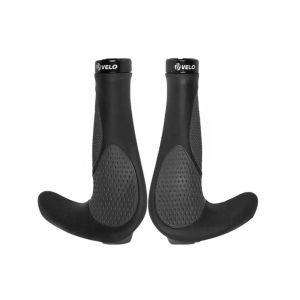 Messingschlager Velo Bicycle Grips with Barends (black / grey)