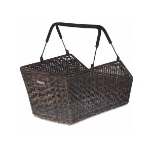 Basil Cento Rattan Look bicycle basket (brown)