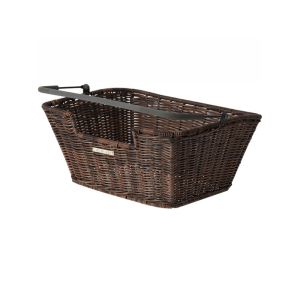 Basil Capri Rattan-Look Flex bicycle basket (brown)