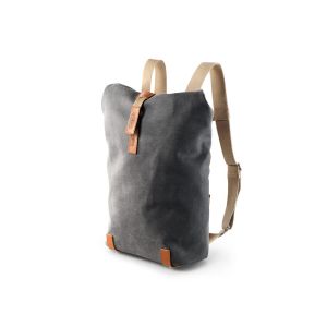 Brooks Pickwick Canvas Backpack Small (12 litres | grey / light brown)