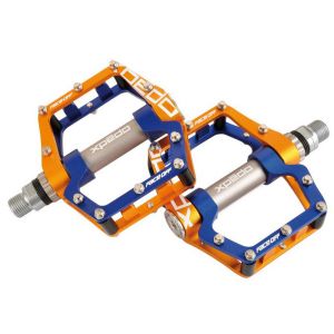 Xpedo FaceOff 18 bicycle pedals (9/16" | blue / gold)