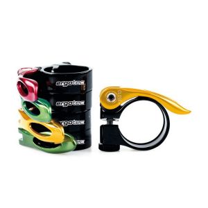 ergotec Seat post clamp ring (ø31.8mm | with quick release | green)