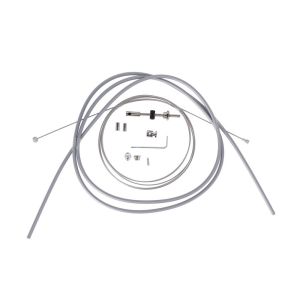 XLC Brake cable kit for drum brake (170/235cm | 2 nipples | silver)