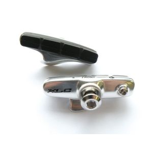 XLC BS-R02 Cartridge Road brake pads (set of 4 | 55mm | black / silver)