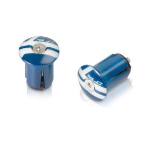 XLC GR-X02 Handlebar end plugs (blue)