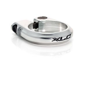 XLC PC-B02 seat post clamp ring (ø34,9mm | with hexagon socket | silver)