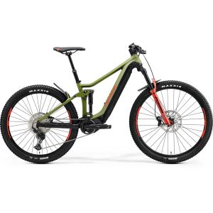 Merida eOneForty 500 Fully MTB e-bike (27/29" | 630Wh | black / green)