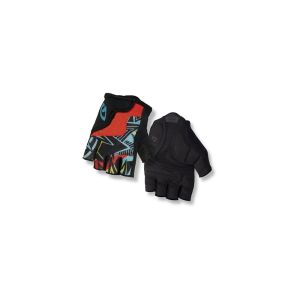 Giro Bravo Junior Kids Gloves (black / red / light blue)