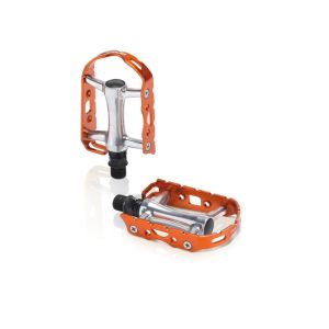 XLC PD-M15 Ultralight V bicycle pedal (silver / orange)