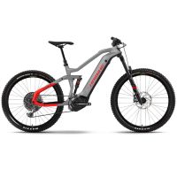 Haibike AllMtn 6.0 Fully MTB e-bike (i600Wh | urban grey / black / red)