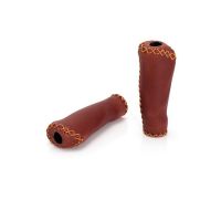XLC GR-G11 Bicycle grips (135/92mm | brown | leather look)