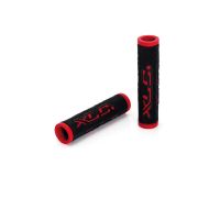 XLC GR-G07 Dual Colour bicycle grips (black / red)