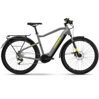 Haibike Trekking 6 High e-bike (27.5" | 630Wh | grey / neon yellow)